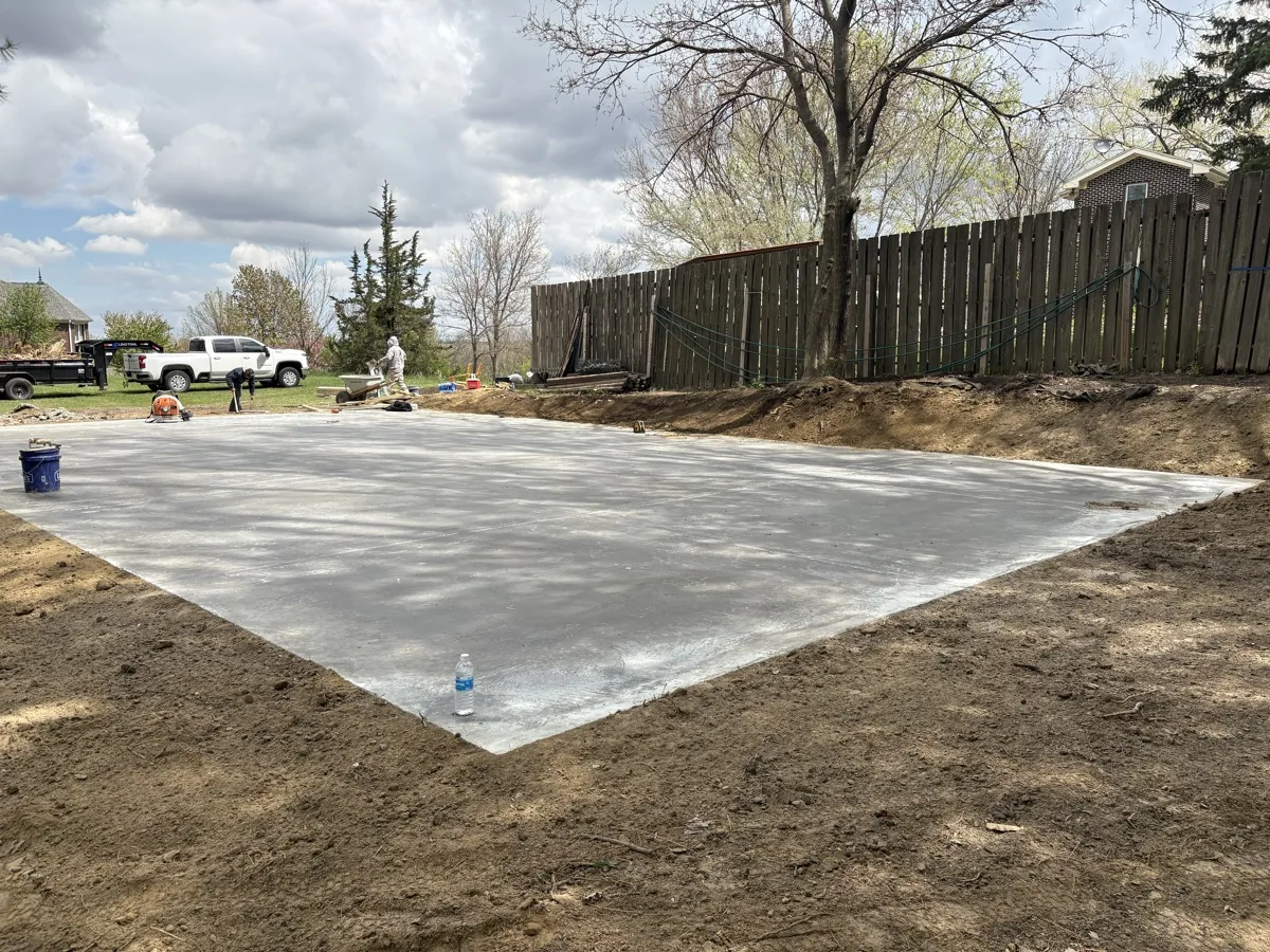 Foundation slab concrete work Sioux City Iowa